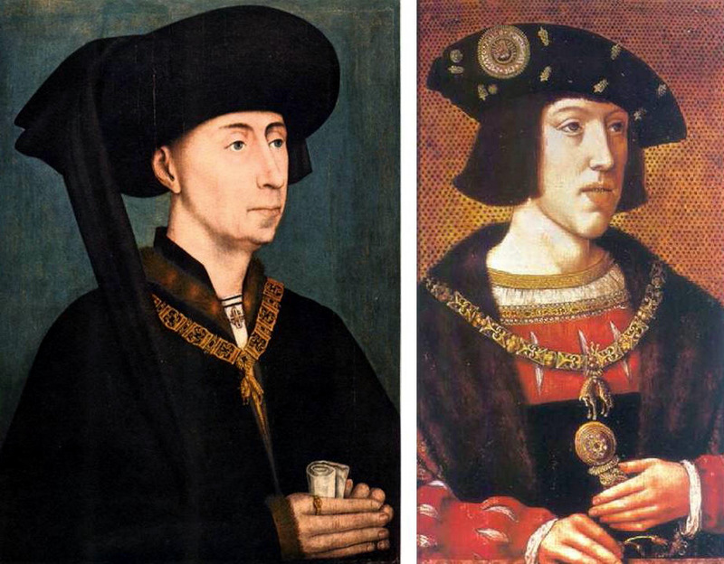 Felipe el Bueno, duque de Borgoña y Felipe el Hermoso