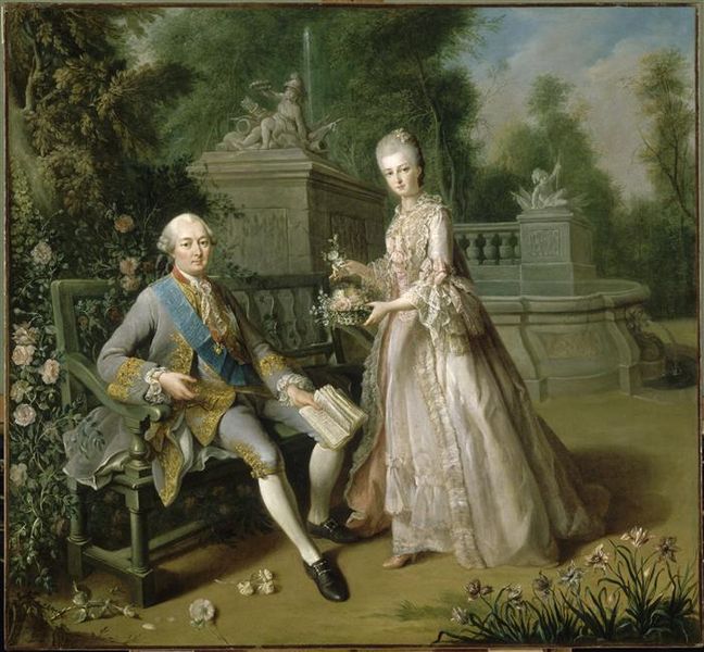 El duque de Penthièvre y su hija María Adelaida