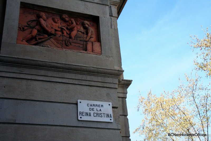 Calles con nombre de mujer en Barcelona: Calle Reina Cristina