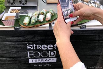 Street food terrace
